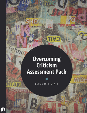 Overcoming Criticism Assessment Pack